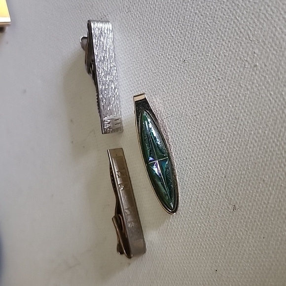 Vintage set of 3 tie clips - Picture 5 of 6
